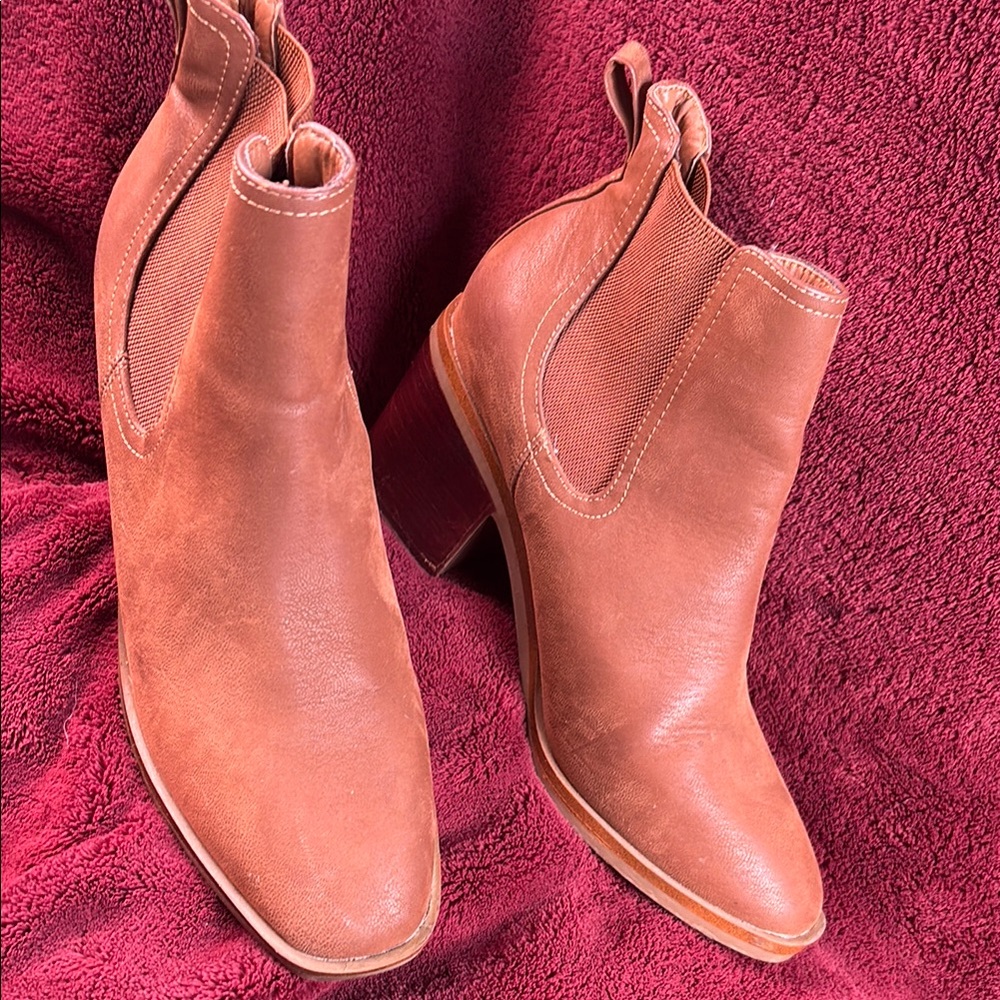 MIA Tan Ankle Booties Stylish and Versatile
